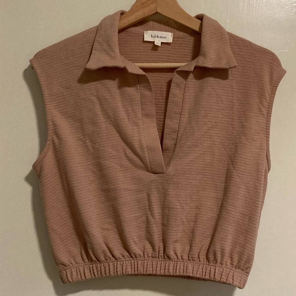 Crop collared tank